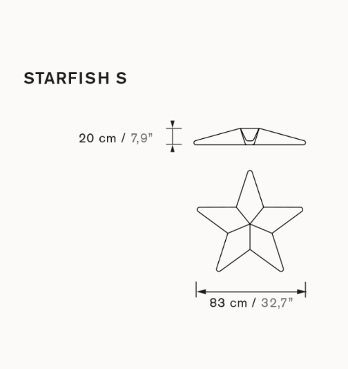 OGO étoile de Mer / Starfish S / 83cm